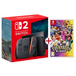 CONSOLA NINTENDO SWITCH 2  + EVERYBODY 1 2 SWITCH VERSIÓN ESPAÑOLA