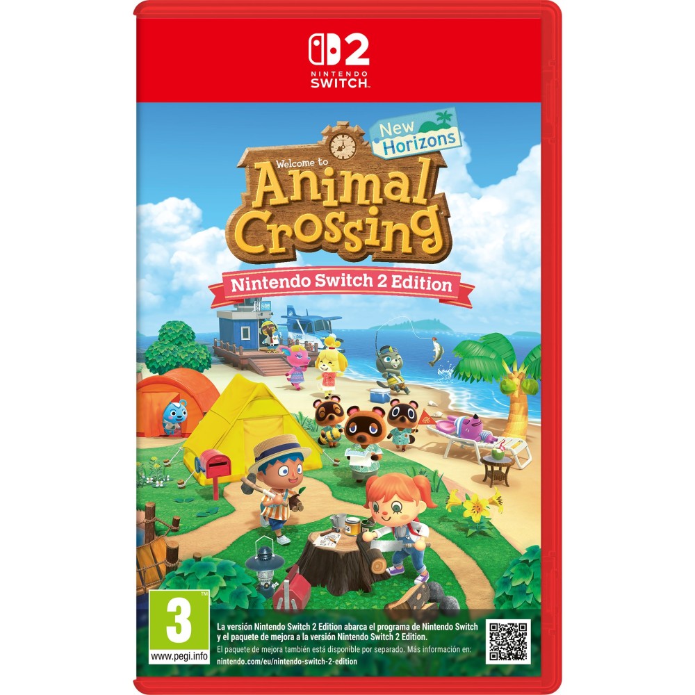 PREVENTA ANIMAL CROSSING NEW HORIZONS NINTENDO SWITCH 2 EDITION JUEGO FÍSICO PARA NINTENDO SWITCH2 VERSIÓN ESPAÑOLA GARANTÍA EU