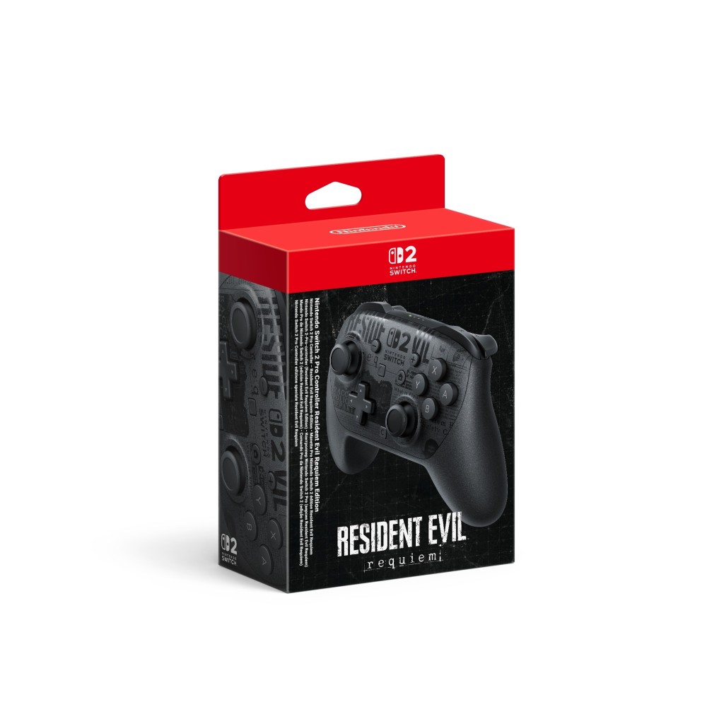 NINTENDO SWITCH 2 PRO CONTROLLER RESIDENT EVIL REQUIEM EDITION MANDO PRO PARA NINTENDO SWITCH 2 EDICIÓN LIMITADA
