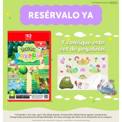 PREVENTA POKEMON POKOPIA SWITCH 2 TARJETA LLAVE DE JUEGO PARA NINTENDO SWITCH 2 VERSIÓN ESPAÑOLA GARANTÍA EUROPEA EU WARRANTY