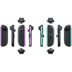JOY-CON 2 PAREJA PÚRPURA/VERDE MANDOS PARA NINTENDO SWITCH 2 VERSIÓN ESPAÑOLA GARANTÍA EUROPEA EUROPEAN WARRANTY