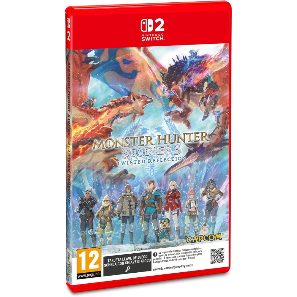 MONSTER HUNTER STORIES 3 TWISTED REFLECTION SWITCH2 TARJETA LLAVE DE JUEGO PARA NINTENDO SWITCH 2 VERSIÓN ESPAÑOLA