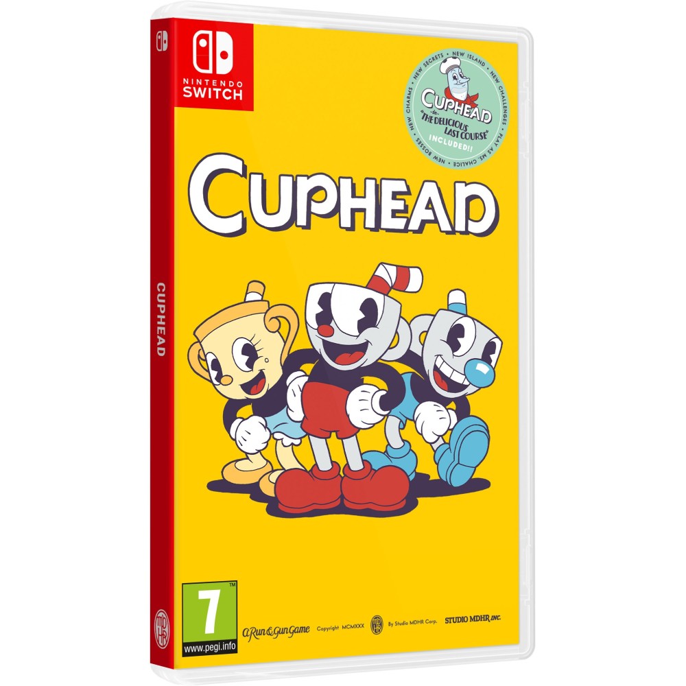 CUPHEAD SWITCH JUEGO FÍSICO PARA NINTENDO SWITCH VERSIÓN ESPAÑOLA GARANTÍA EUROPEA EUROPEAN WARRANTY