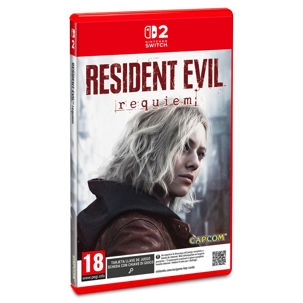 RESIDENT EVIL REQUIEM SWITCH2 JUEGO PARA NINTENDO SWITCH 2 VERSIÓN ESPAÑOLA GARANTÍA EUROPEA EUROPEAN WARRANTY