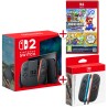 CONSOLA NINTENDO SWITCH 2 + JUEGO SUPER MARIO BROS WONDER NINTENDO SWITCH2 EDITION + PAREJA JOYCON 2 VERSIÓN ESPAÑOLA GARANT EU