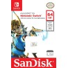TARJETA MICRO SDXC SANDISK 64GB PARA NINTENDO SWITCH OFICIAL ZELDA NO COMPATIBLE CON SWITCH 2