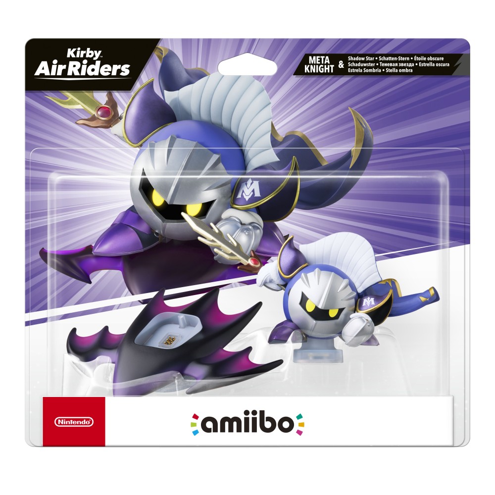 PREVENTA FIGURA AMIIBO META KNIGHT & SHADOW STAR COLECCIÓN KIRBY AIR RIDERS VERSIÓN ESPAÑOLA GARANTÍA EUROPEA(COLECCIÓN KIRBY)