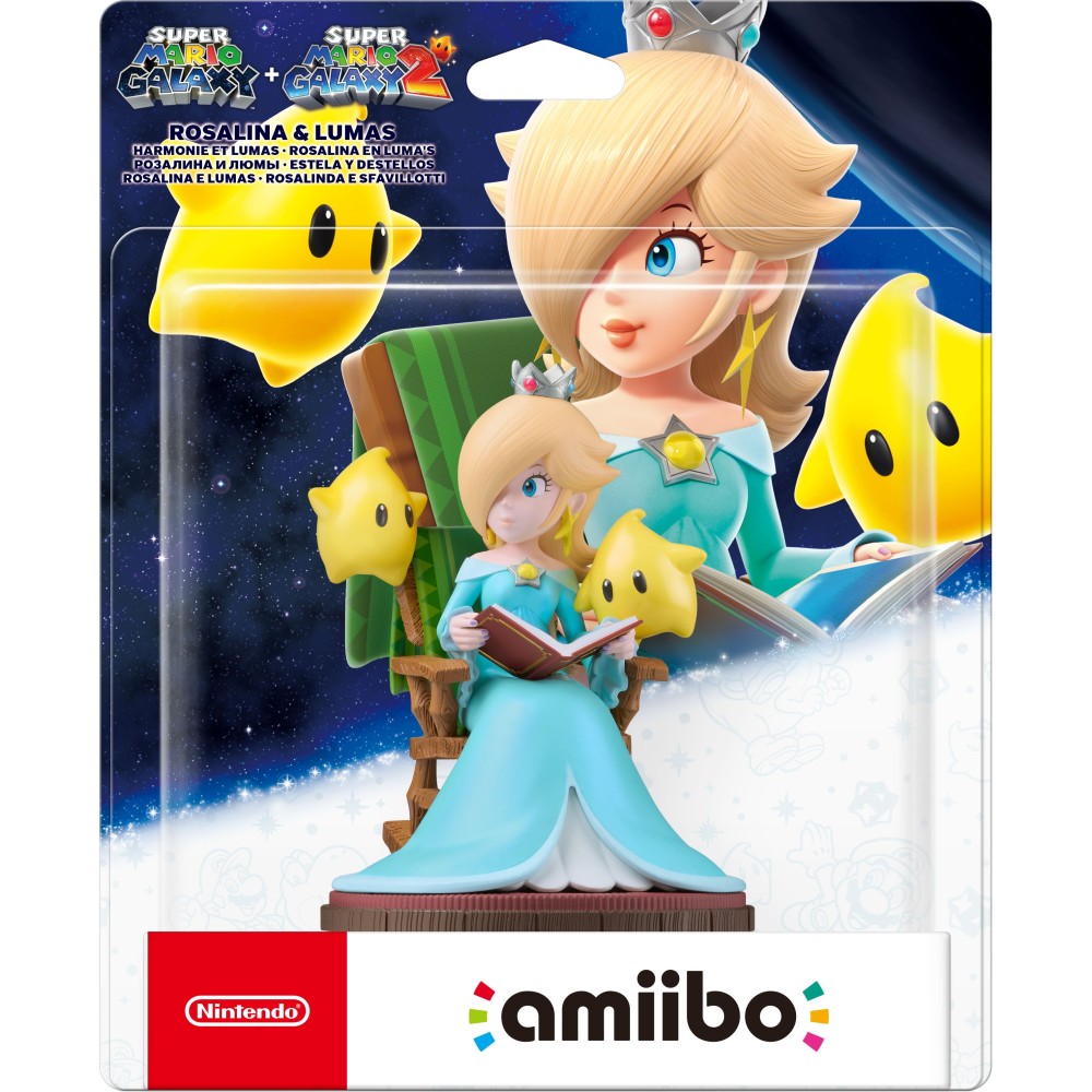 PREVENTA FIGURA AMIIBO ROSALINA Y LUMA ESTELA Y DESTELLOS COLECCIÓN SUPER MARIO GALAXY VERSIÓN ESPAÑOLA GARANTÍA EUROPEA