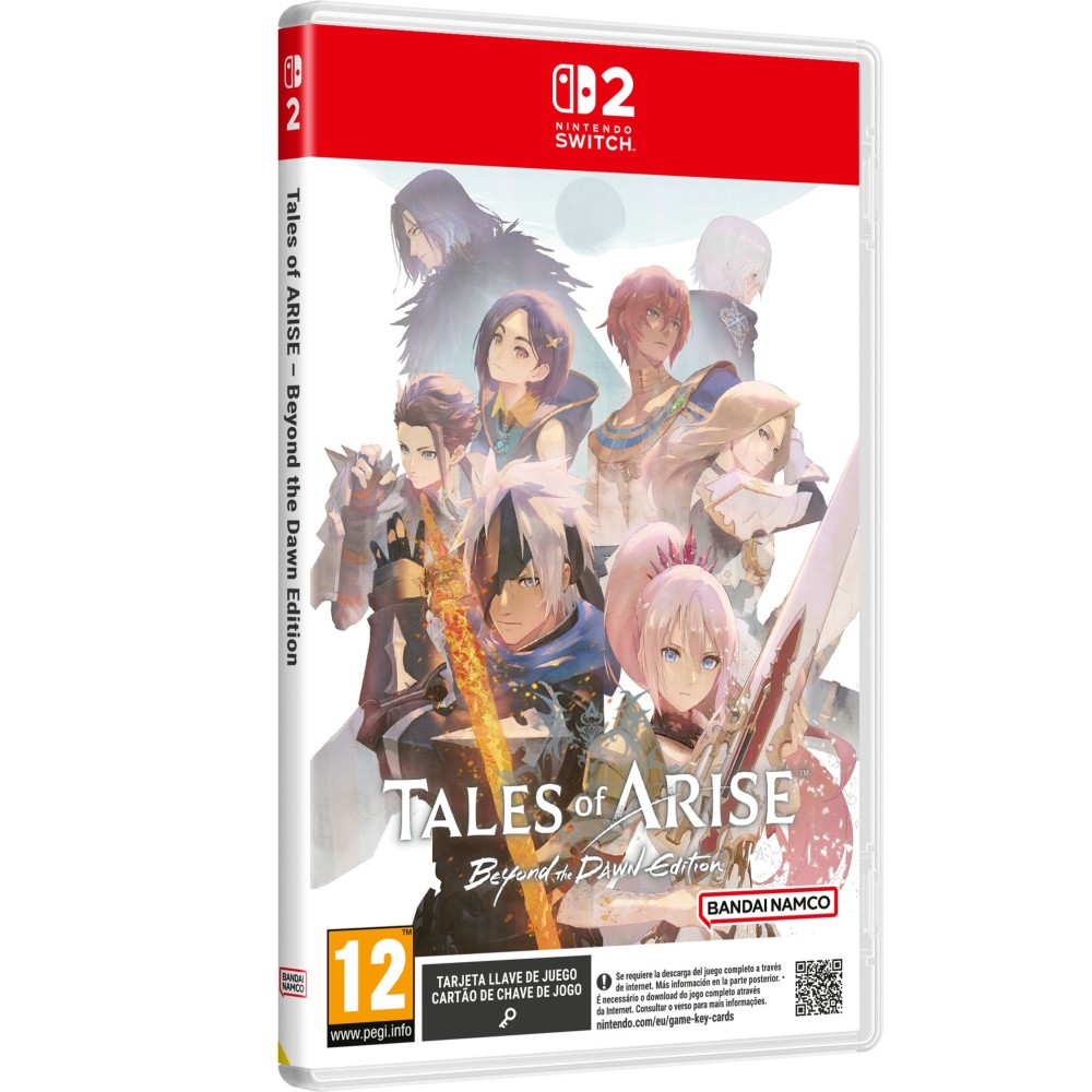TALES OF ARISE BEYOND THE DAWN EDITION SWITCH2 TARJETA LLAVE JUEGO PARA NINTENDO SWITCH 2 VERSIÓN ESPAÑOLA GARANTÍA EU