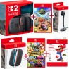 CONSOLA NINTENDO SWITCH 2 + MARIOKART WORLD + SUPER MARIO PARTY JAMBOREE SWITCH2 EDITION+ JOYCON + CAMARA + MicroSD EXPRESS CARD