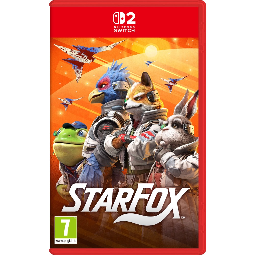 PREVENTA STAR FOX NINTENDO SWITCH 2 JUEGO FÍSICO PARA SWITCH2 VERSIÓN ESPAÑOLA GARANTÍA EUROPEA EUROPEAN WARRANTY
