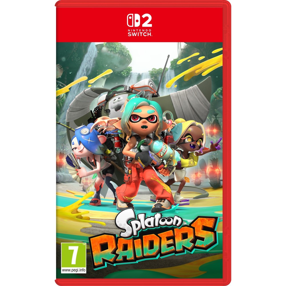 SPLATOON RAIDERS NINTENDO SWITCH 2 JUEGO FÍSICO PARA SWITCH2 VERSIÓN ESPAÑOLA GARANTÍA EUROPEA EUROPEAN WARRANTY
