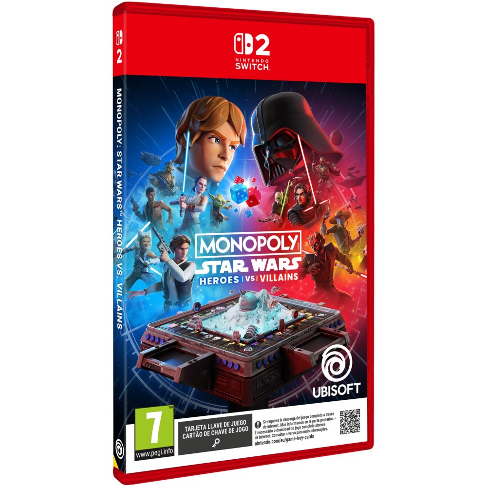 PREVENTA MONOPOLY STAR WARS HEROES Vs VILLAINS SWITCH2 TARJETA LLAVE D JUEGO PARA NINTENDO SWITCH 2 VERSIÓN ESPAÑOLA GARANTIA EU
