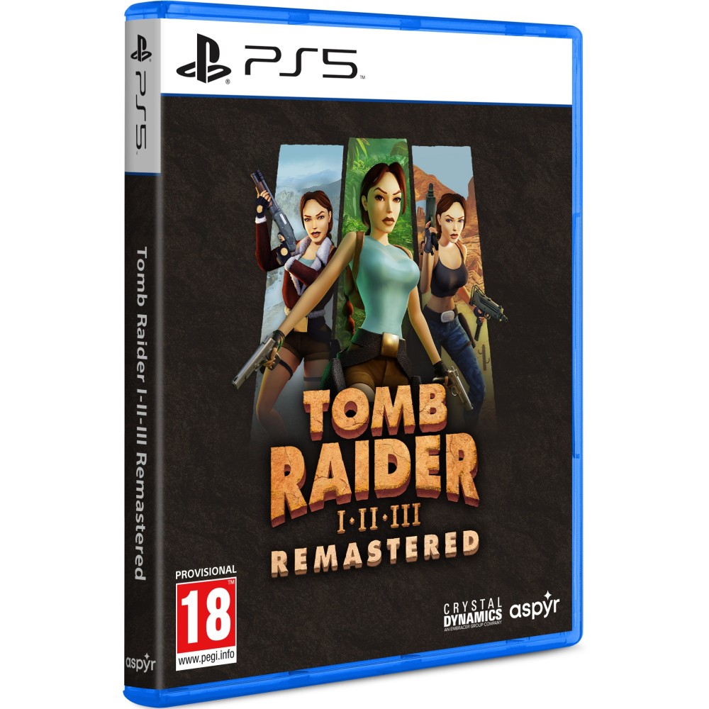 TOMB RAIDER I-III REMASTERED STARRING LARA CROFT PS5 PLAYSTATION 5 JUEGO FÍSICO VERSIÓN ESPAÑOLA