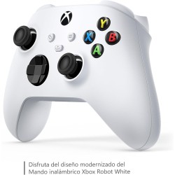 MANDO XBOX BLANCO CONTROLLER ROBOT WHITE INALÁMBRICO VERSIÓN ESPAÑOLA GARANTÍA EUROPEA EUROPEAN WARRANTY