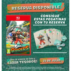 PREVENTA SPLATOON RAIDERS NINTENDO SWITCH 2 JUEGO FÍSICO PARA SWITCH2 VERSIÓN ESPAÑOLA GARANTÍA EUROPEA EUROPEAN WARRANTY