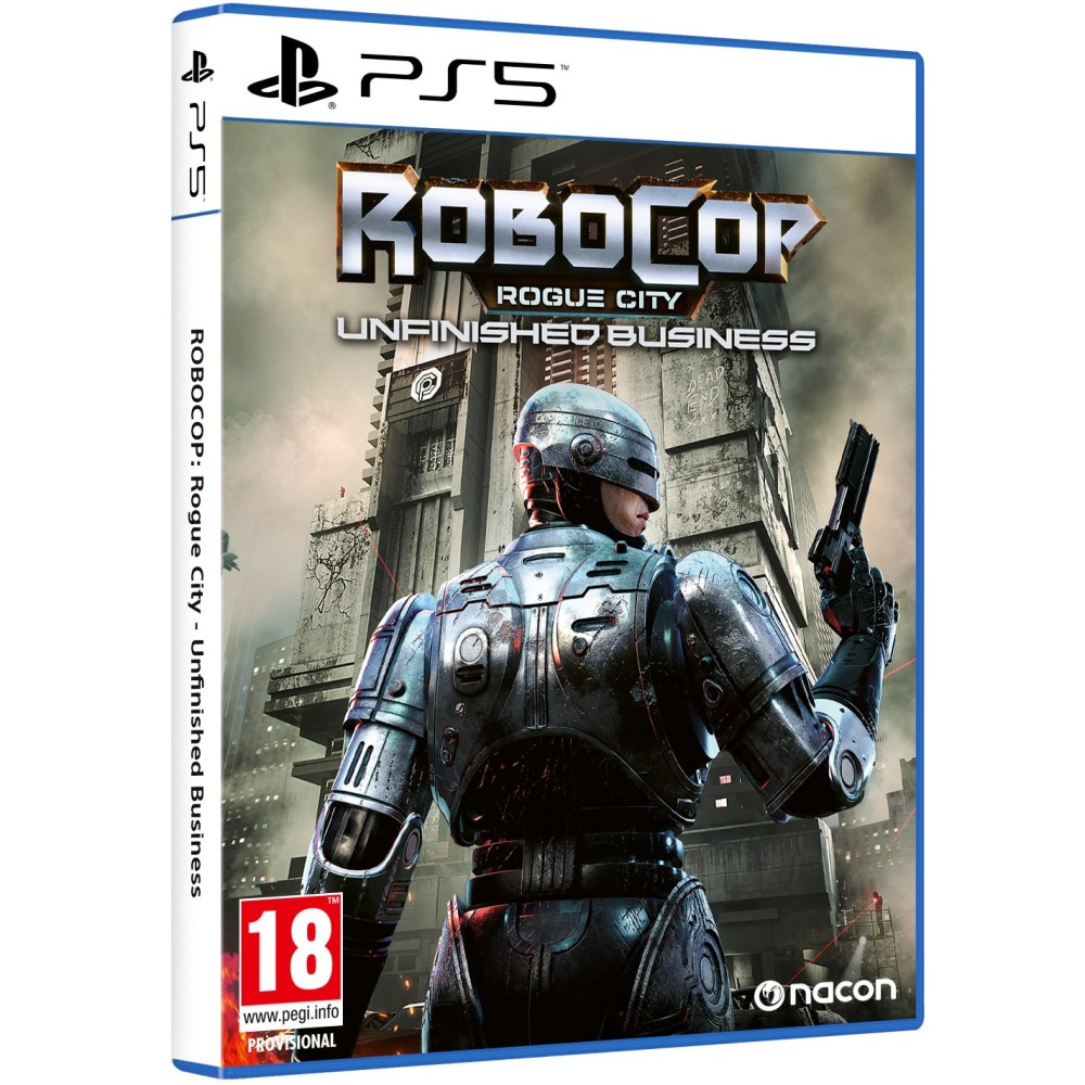 ROBOCOP ROGUE CITY UNFINISHED BUSINESS PS5 JUEGO FÍSICO PARA PLAYSTATION 5 VERSIÓN ESPAÑOLA GARANTÍA EUROPEA EU WARRANT