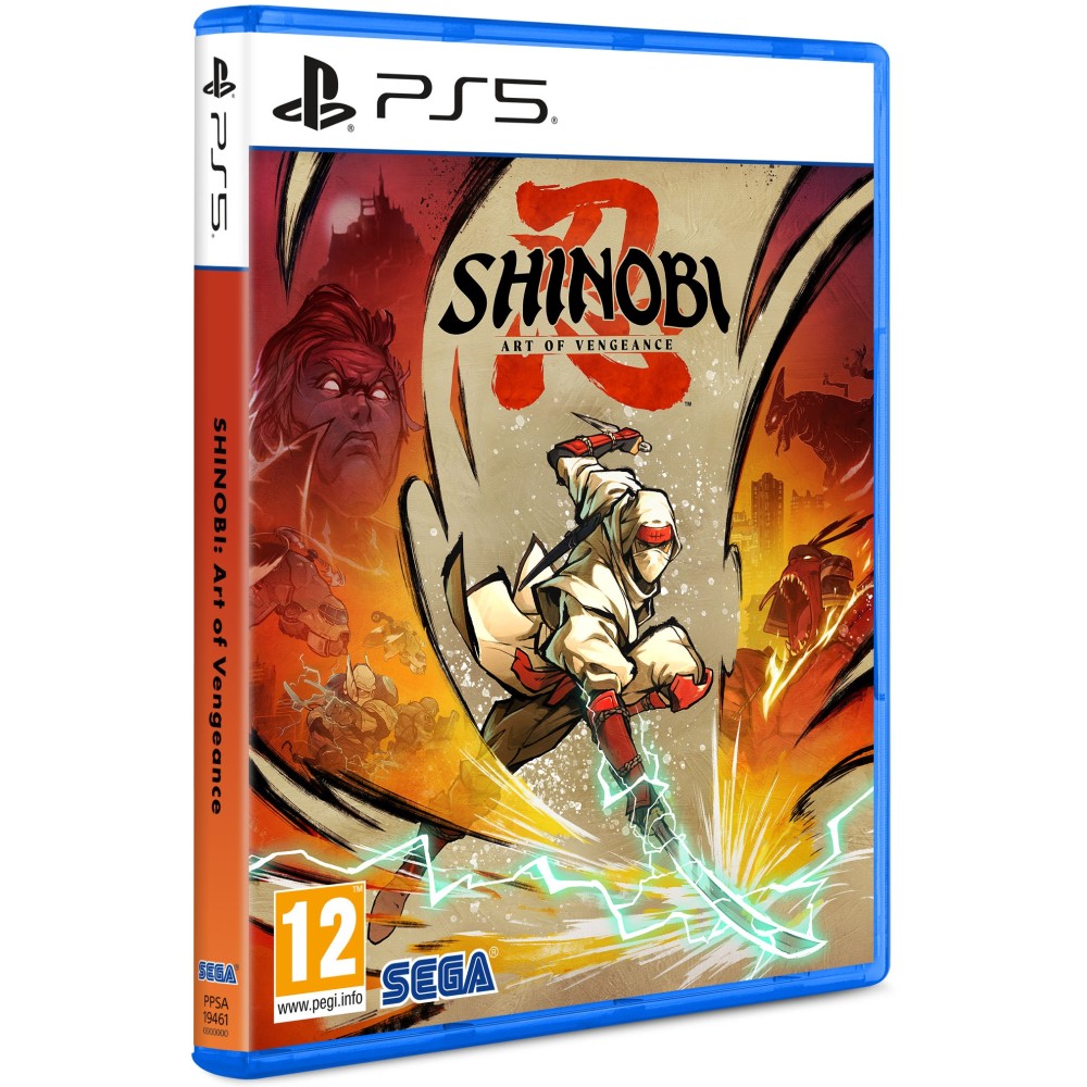 SHINOBI: ART OF VENGEANCE PS5 JUEGO FÍSICO PARA PLAYSTATION 5 VERSIÓN ESPAÑOLA GARANTÍA EUROPEA EUROPEAN WARRANTY