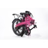 BICICLETA ELÉCTRICA PLEGABLE IBIZA RAINBOW PINK PANTHER LITTIUM COLOR ROSA CON BATERÍA DE 10,4 AH Y ACCESORIOS GARANTÍA EUROPEA