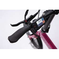 BICICLETA ELÉCTRICA PLEGABLE IBIZA RAINBOW PINK PANTHER LITTIUM COLOR ROSA CON BATERÍA DE 10,4 AH Y ACCESORIOS GARANTÍA EUROPEA