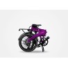 BICICLETA ELÉCTRICA PLEGABLE IBIZA RAINBOW DEEP PURPLE LITTIUM COLOR VIOLETA CON BATERÍA DE 10,4AH Y ACCESORIOS GARANTÍA EUROPEA
