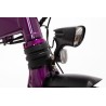 BICICLETA ELÉCTRICA PLEGABLE IBIZA RAINBOW DEEP PURPLE LITTIUM COLOR VIOLETA CON BATERÍA DE 10,4AH Y ACCESORIOS GARANTÍA EUROPEA