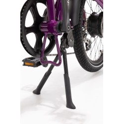 BICICLETA ELÉCTRICA PLEGABLE IBIZA RAINBOW DEEP PURPLE LITTIUM COLOR VIOLETA CON BATERÍA DE 10,4AH Y ACCESORIOS GARANTÍA EUROPEA