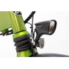 BICICLETA ELÉCTRICA PLEGABLE  IBIZA RAINBOW GREEN PEACE LITTIUM COLOR VERDE CON BATERÍA DE 10,4 AH Y ACCESORIOS GARANTÍA EUROPEA