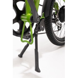BICICLETA ELÉCTRICA PLEGABLE  IBIZA RAINBOW GREEN PEACE LITTIUM COLOR VERDE CON BATERÍA DE 10,4 AH Y ACCESORIOS GARANTÍA EUROPEA