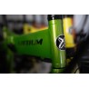 BICICLETA ELÉCTRICA PLEGABLE  IBIZA RAINBOW GREEN PEACE LITTIUM COLOR VERDE CON BATERÍA DE 10,4 AH Y ACCESORIOS GARANTÍA EUROPEA