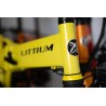 BICICLETA ELÉCTRICA PLEGABLE IBIZA RAINBOW YELLOW STONE LITTIUM COLOR AMARILLO CON BATERÍA DE 10,4 AH Y ACCESORIOS GARANTÍA EU