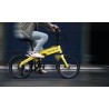 BICICLETA ELÉCTRICA PLEGABLE IBIZA RAINBOW YELLOW STONE LITTIUM COLOR AMARILLO CON BATERÍA DE 10,4 AH Y ACCESORIOS GARANTÍA EU
