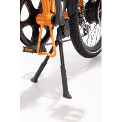BICICLETA ELÉCTRICA PLEGABLE IBIZA RAINBOW ORANGE JUICE LITTIUM COLOR NARANJA CON BATERÍA DE 10,4 AH Y ACCESORIOS GARANTÍA EU