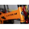 BICICLETA ELÉCTRICA PLEGABLE IBIZA RAINBOW ORANGE JUICE LITTIUM COLOR NARANJA CON BATERÍA DE 10,4 AH Y ACCESORIOS GARANTÍA EU