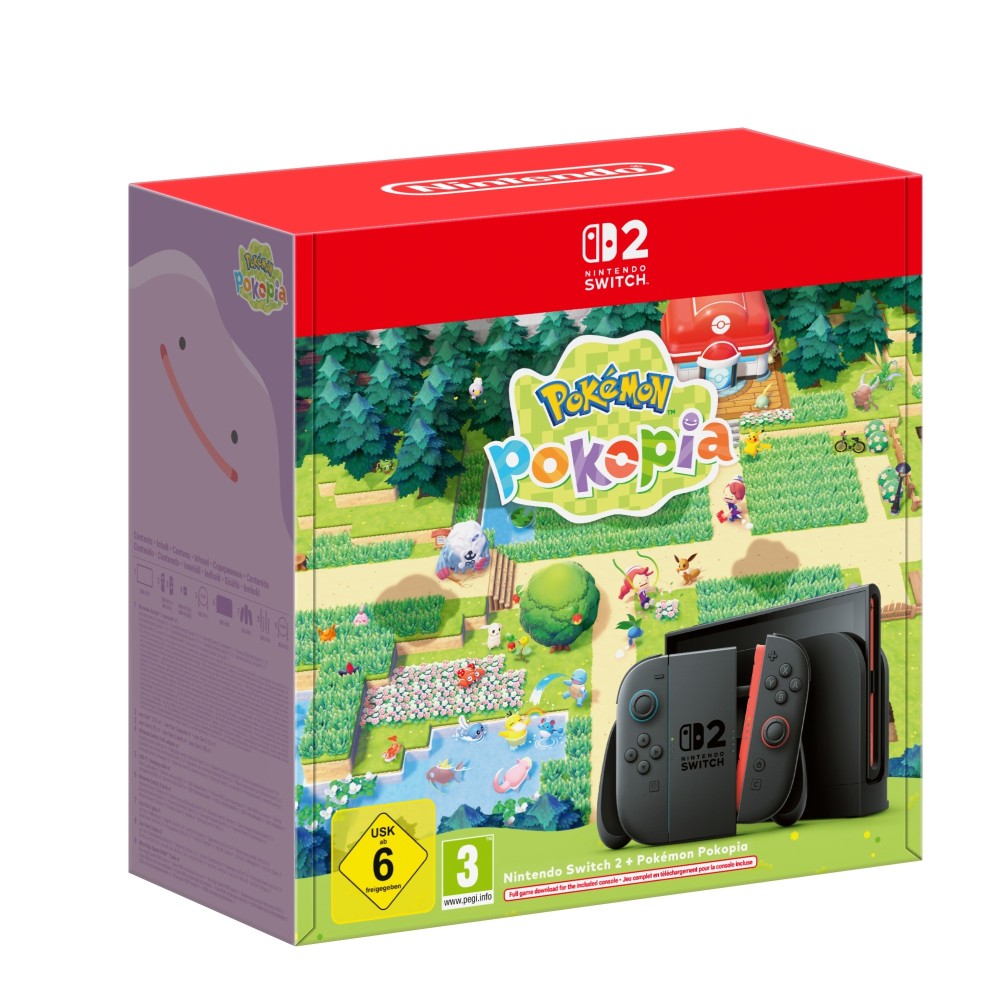 PREVENTA CONSOLA NINTENDO SWITCH 2 + JUEGO POKEMON POKOPIA TARJETA LLAVE DE JUEGO VERSIÓN ESPAÑOLA GARANTÍA EUROPEA EU WARRANTY