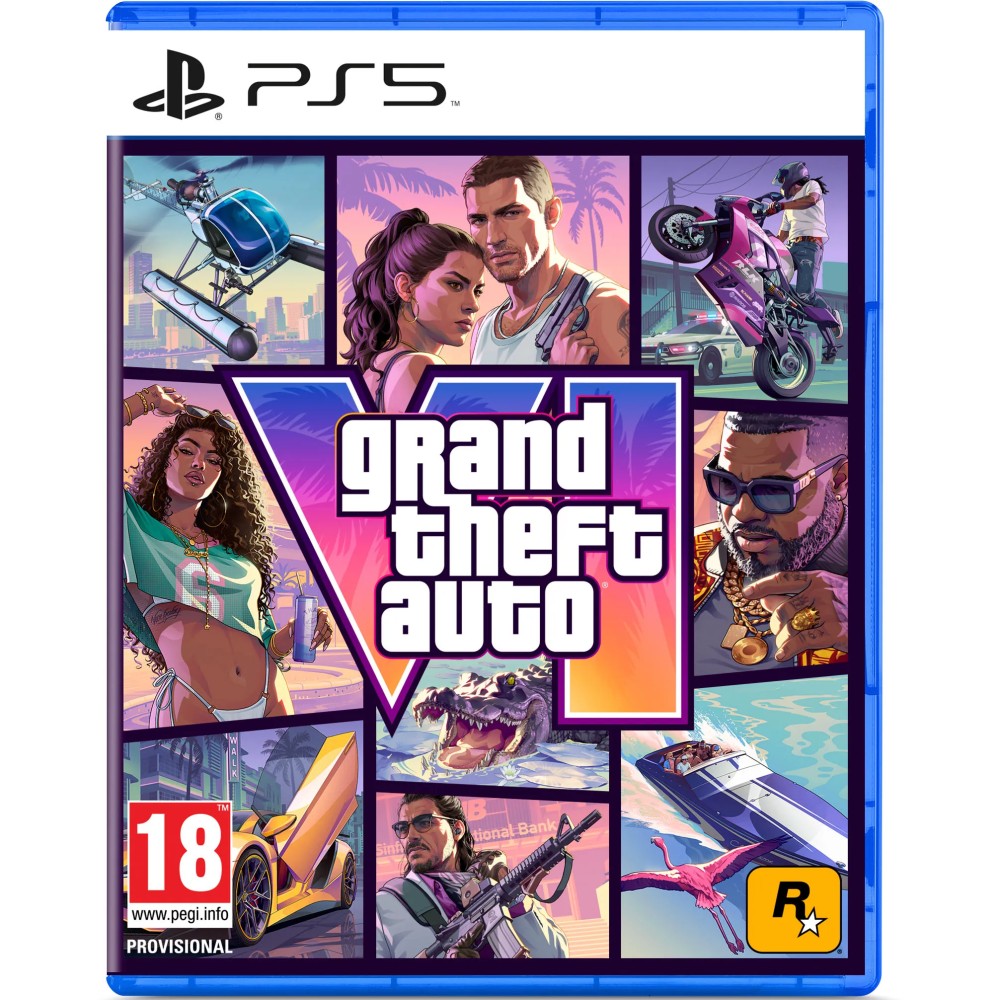 PREVENTA GTA VI PS5 CAJA CON CÓDIGO DE DESCARGA DIGITAL PARA PLAYSTATION 5 VERSIÓN ESPAÑOLA GARANTÍA EUROPEA EUROPEAN WARRANTY