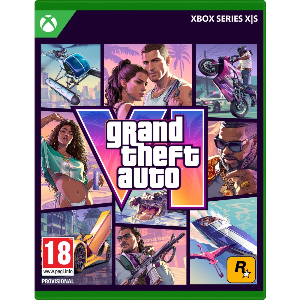 PREVENTA GTA VI XBOX CAJA CON CÓDIGO DE DESCARGA DIGITAL PARA XBOX SERIES X / S VERSIÓN ESPAÑOLA GARANTÍA EUROPEA EU WARRANTY