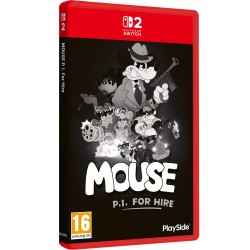 MOUSE: P.I. FOR HIRE SWITCH2 JUEGO FÍSICO PARA NINTENDO SWITCH 2 VERSIÓN ESPAÑOLA GARANTÍA EUROPEA EUROPEAN WARRANTY