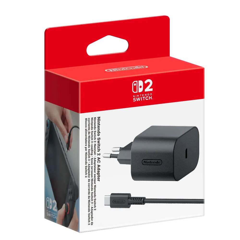 ADAPTADOR DE CORRIENTE PARA NINTENDO SWITCH 2  NINTENDO SWITCH Y NINTENDO SWITCH LITE