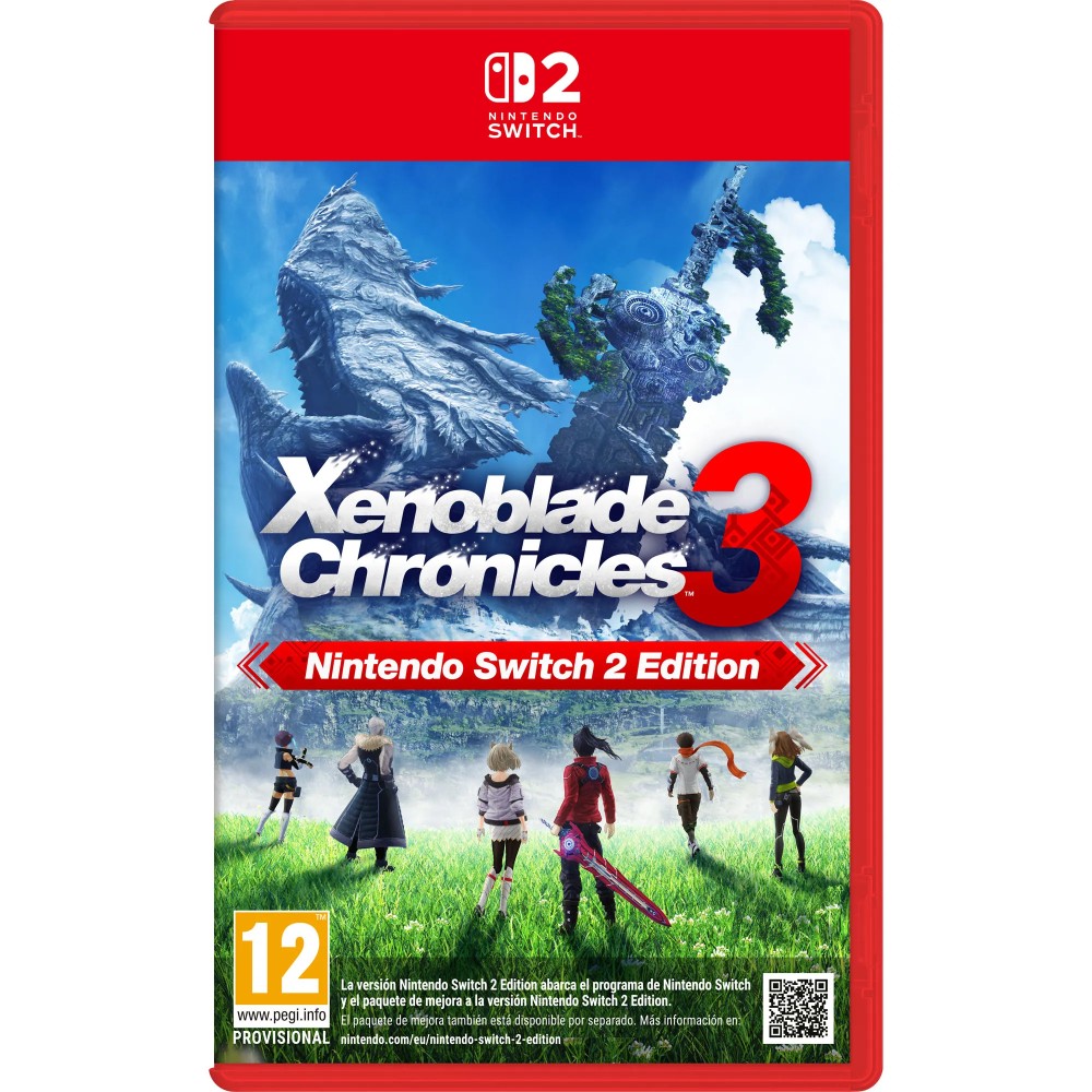 PREVENTA XENOBLADE CHRONICLES 3 NINTENDO SWITCH 2 EDITION JUEGO FÍSICO PARA NINTENDO SWITCH 2 VERSIÓN ESPAÑOLA GARANTIA EUROPEA