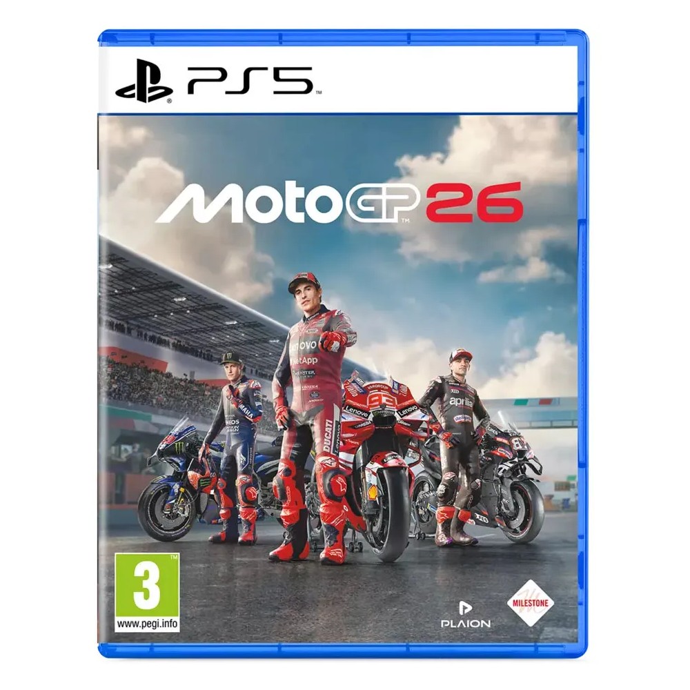 PREVENTA MOTOGP26 PS5 JUEGO FÍSICO PARA PLAYSTATION 5 VERSIÓN ESPAÑOLA GARANTÍA EUROPEA EUROPEAN WARRANTY