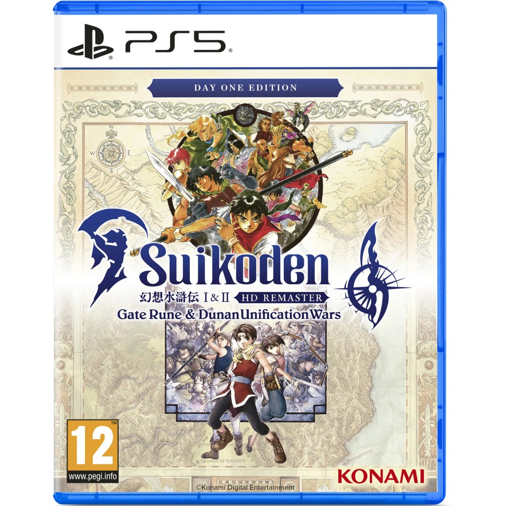 SUIKODEN I & II HD REMASTER: GATE RUNE & DUNAN UNIFICATION WARS DAY 1 EDITION JUEGO FÍSICO NINTENDO SWITCH VERSIÓN ESP