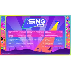 LET´S SING 2026 + 2 MICRÓFONOS PS5 JUEGO FÍSICO PARA PLAYSTATION 5 VERSIÓN ESPAÑOLA GARANTÍA EUROPEA EU WARRANTY