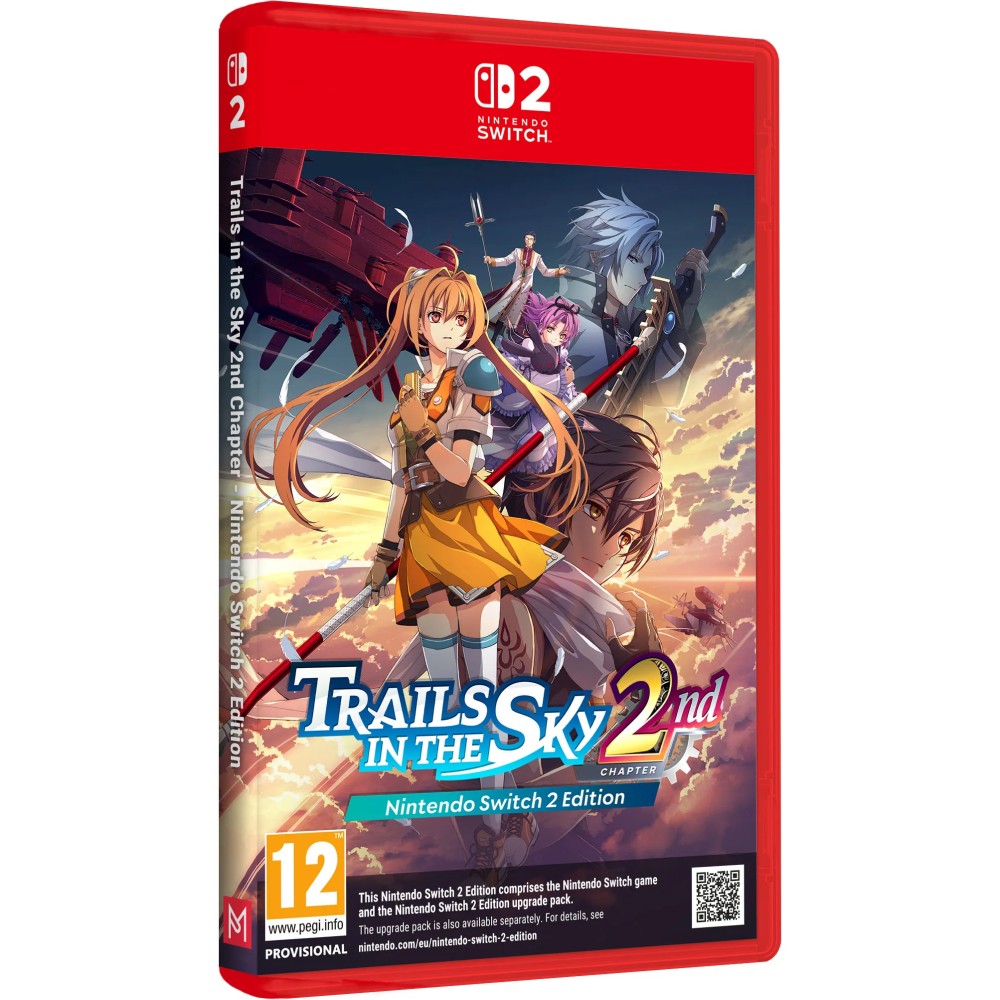TRAILS IN THE SKY 2ND CHAPTER SWITCH2 JUEGO FÍSICO PARA NINTENDO SWITCH 2 VERSIÓN ESPAÑOLA GARANTÍA EUROPEA EU WARRANTY