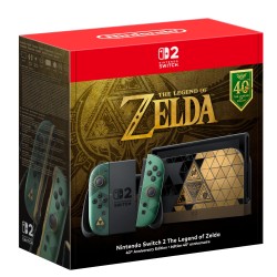 PREVENTA CONSOLA NINTENDO SWITCH 2 EDICIÓN ESPECIAL ZELDA 40 ANIVERSARIO VERSIÓN ESPAÑOLA GARANTÍA EUROPEA EUROPEAN WARRANTY