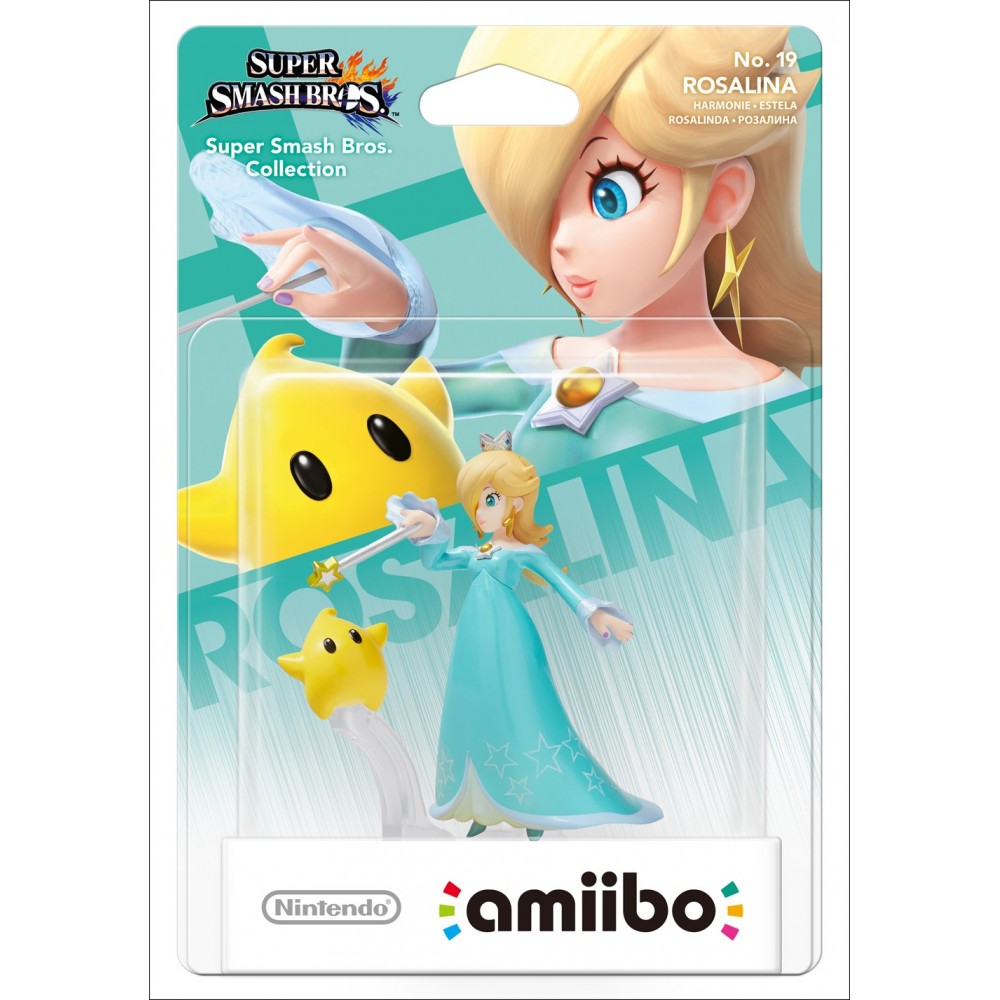 FIGURA AMIIBO ROSALINA SUPER SMASH BROS. COLLECTION NUMERO 19